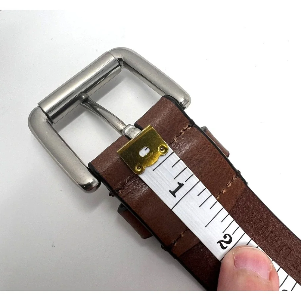Thomas Bates Belt Mens 30 Brown‎ Leather